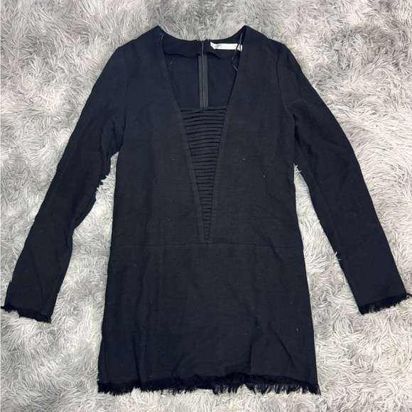 ministry of style Dresses & Skirts - NWT Ministry of Style Lace Up Fray Midi Dress - Black Size 6
